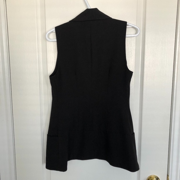 Dynamite open black blazer vest pockets xs - Picture 4 of 5